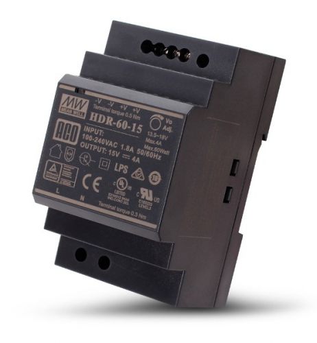 ACO PS-HDR-60-15MA video DIN 15-17V, 4A*18010