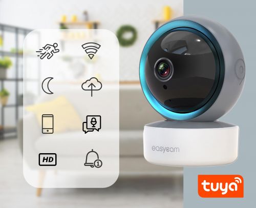 Kamera IP EasyCam wewnętrzna obrotowa WiFi Tuya 4MP EC-4GD6IR-C