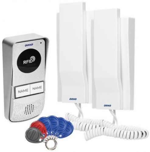 OUTLET_2: Domofon 2-rodzinny ORNO OR-DOM-AT-930/W