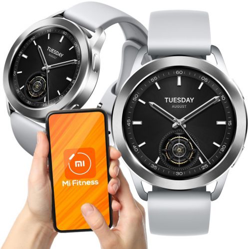 OUTLET_1: Smartwatch Xiaomi Watch S3 srebrny