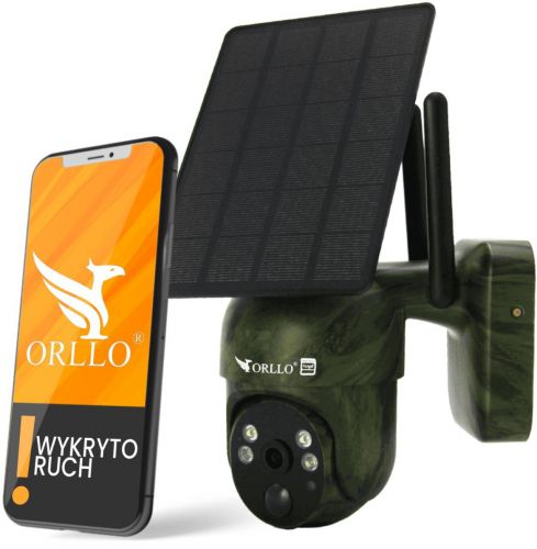OUTLET_1: Kamera IP Orllo Bezprzewodowa 4G LTE Obrotowa z Panelem Solarnym ORLLO TZ1 MORO