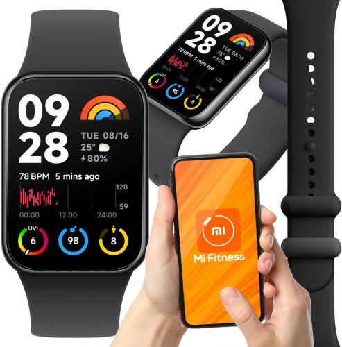 Smartband Xiaomi Smart Band 8 Pro czarny