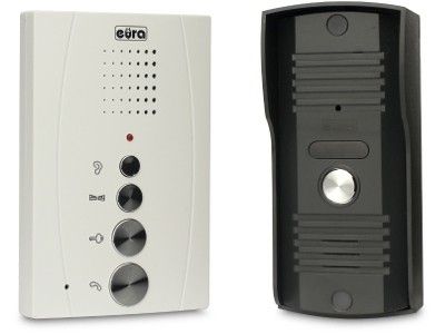 DOMOFON EURA ADP-11A3 \\'\\'INVITO\\'\\' b/słuchawkowy biały
