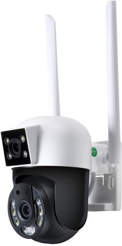 OUTLET_1: Kamera IP EasyCam obrotowa zewnętrzna dual WiFi 4MP (2MP + 2MP) 4x zoom Tuya EC-2x2PTZ8DL