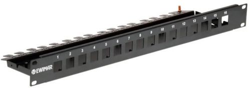 Obudowa do szafy RACK 19\\' na 4 kanałowe moduły przepięciowe EWIMAR PTU/PTF-6-RACK