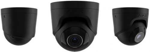 Ajax Kamera - kopułka (metalowa) TurretCam (5 Mp/4 mm) (8EU) - black