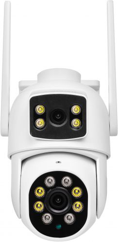 Kamera IP EasyCam obrotowa zewnętrzna dual WiFi 4MP (2MP + 2MP) 4x zoom Tuya EC-2x2PTZ8DL-N