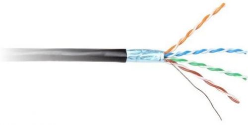 KABEL SKRĘTKA GETFORT CAT.6 F/UTP PVC czarny 305m