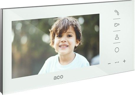OUTLET_2: ACO GLASS-PRO-7 WH Monitor Familio COMO PRO 7 cali