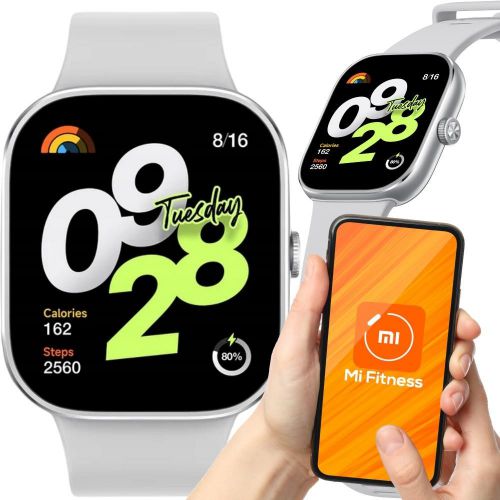 OUTLET_1: Smartwatch Xiaomi Redmi Watch 4 Silver Gray
