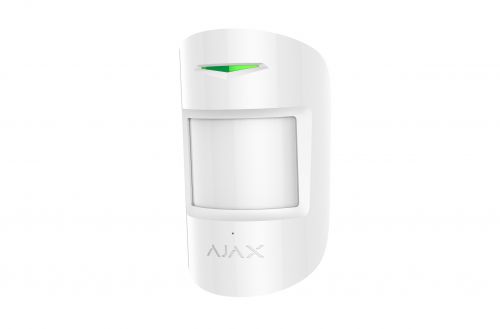 AJAX PIR z czujnikiem zbicia szyby CombiProtect - white
