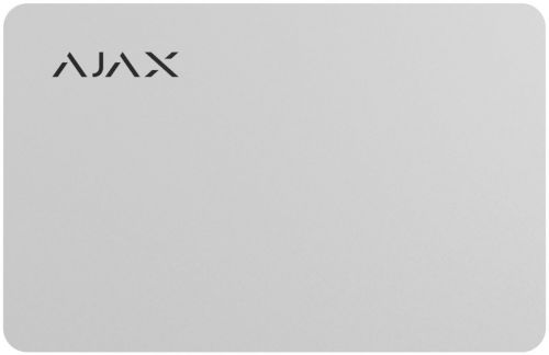 AJAX Karty dostępowe Batch of Pass (3 pcs) - white