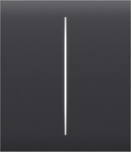 AJAX Button (graphite) CenterButton (2-gang)