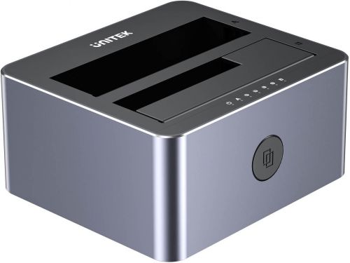 Unitek Y-3027GY01-EU Stacja klonująca dyski 2 x SATA 2,5\/3,5\ USB-C 10Gbps